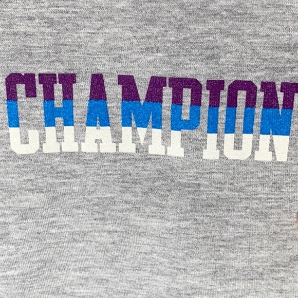 Champion retro tri color tee with logo at back XS - Picture 5 of 8